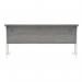 Polaris Rectangular Double Upright Cantilever Desk 1600x600x730mm Alaskan Grey OakWhite KF822600 KF822600