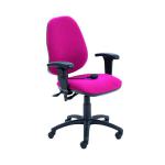 Jemini Intro Posture Chair with Arms Claret CH2810CL+AC1040 KF822608