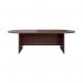 Jemini D-End Meeting Table 1800x1000x730mm Dark Walnut KF822646 KF822646