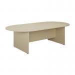 Jemini D-End Meeting Table 1800x1000x730mm Maple KF822660 KF822660