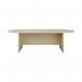 Jemini D-End Meeting Table 1800x1000x730mm Maple KF822660 KF822660