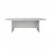 Jemini D-End Meeting Table 1800x1000x730mm White KF822677 KF822677