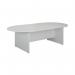 Jemini D-End Meeting Table 1800x1000x730mm White KF822677 KF822677