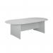 Jemini D-End Meeting Table 1800x1000x730mm White KF822677 KF822677