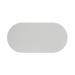 Jemini D-End Meeting Table 1800x1000x730mm White KF822677 KF822677