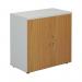 Jemini Cupboard 800x450x800mm White/Nova Oak KF822721 KF822721