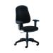 Jemini Teme Medium Back Chair with Adjustable Arms 640x640x1010-1140mm Black KF822752