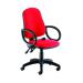 Jemini Intro High Back Posture Chair with Fixed Arms 640x640x990-1160mm RedKF822820