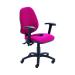 Jemini Intro High Back Posture Chair with Folding Arms 640x640x990-1160mm Claret KF822851