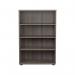 Jemini Wooden Bookcase 800x450x1200mm Grey Oak KF822861 KF822861