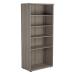 Jemini Wooden Bookcase 1800mm Grey Oak KF822881 KF822881