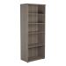 Jemini Wooden Bookcase 2000mm Grey Oak KF822891 KF822891