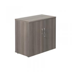 VOW Jemini Wooden Cupboard 800x450x730mm Grey Oak KF822901 KF822901