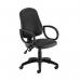 First Calypso Operator Chair with Fixed Arms Polyurethane 640x640x985-1175mm KF822905 KF822905