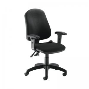 VOW First Calypso Operator Chair with Lumbar Pump with Adjustable Arms