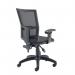 Jemini Medway High Mesh Back Operator Chair Adjustable Arms Charcoal KF822943 KF822943