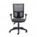 Jemini Medway High Mesh Back Operator Chair Adjustable Arms Charcoal KF822943 KF822943