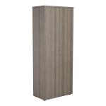 Jemini Wooden Cupboard 800x450x2000mm Grey Oak KF822961 KF822961