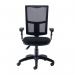 Jemini Medway High Mesh Back Operator Chair Adjustable Arms Black KF823018 KF823018