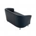 Jemini Tub Sofa Polyurethane Black KF823071 KF823071