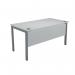 Serrion Rectangular Goal Post Desk 1500x800x730mm White/Silver KF823346 KF823346