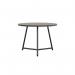 Jemini Trinity Low Table 600x600x435mm Dark WalnutBlack KF823377 KF823377