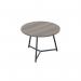 Jemini Trinity Low Table 600x600x435mm Grey Oak/Black KF823384 KF823384