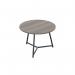 Jemini Trinity Low Table 600x600x435mm Grey OakBlack KF823384 KF823384