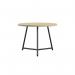 Jemini Trinity Low Table 600x600x435mm Maple/Black KF823391 KF823391