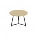 Jemini Trinity Low Table 600x600x435mm MapleBlack KF823391 KF823391