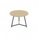 Jemini Trinity Low Table 600x600x435mm MapleBlack KF823391 KF823391