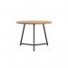 Jemini Trinity Low Table 600x600x435mm Nova Oak/Black KF823407 KF823407