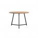 Jemini Trinity Low Table 600x600x435mm Nova OakBlack KF823407 KF823407