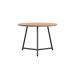 Jemini Trinity Low Table 600x600x435mm Nova OakBlack KF823407 KF823407