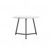 Jemini Trinity Low Table 600x600x435mm WhiteBlack KF823414 KF823414