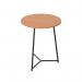 Jemini Trinity Mid Table 600x600x735mm BeechBlack KF823421 KF823421