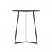 Jemini Trinity Mid Table 600x600x735mm Dark WalnutBlack KF823445 KF823445