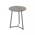 Jemini Trinity Mid Table 600x600x735mm Grey OakBlack KF823452 KF823452