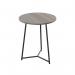 Jemini Trinity Mid Table 600x600x735mm Grey OakBlack KF823452 KF823452