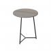 Jemini Trinity Mid Table 600x600x735mm Grey OakBlack KF823452 KF823452