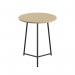 Jemini Trinity Mid Table 600x600x735mm MapleBlack KF823469 KF823469