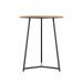 Jemini Trinity Mid Table 600x600x735mm Nova OakBlack KF823476 KF823476
