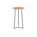 Jemini Trinity High Table 600x600x1110mm BeechBlack KF823490 KF823490