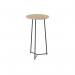 Jemini Trinity High Table 600x600x1110mm MapleBlack KF823537 KF823537