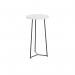 Jemini Trinity High Table 600x600x1110mm WhiteBlack KF823551 KF823551
