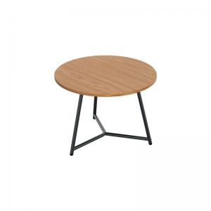 VOW Jemini Trinity Low Table 800x800x435mm Nova OakBlack KF823612