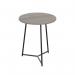 Jemini Trinity Mid Table 800x800x735mm Grey OakBlack KF823667 KF823667