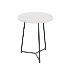 VOW Jemini Trinity Mid Table 800x800x735mm WhiteBlack KF823698