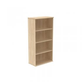 VOW Astin Bookcase 3 Shelves 800x400x1592mm Canadian Oak KF823766 KF823766