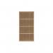 Astin Bookcase 3 Shelves 800x400x1592mm Canadian Oak KF823766 KF823766